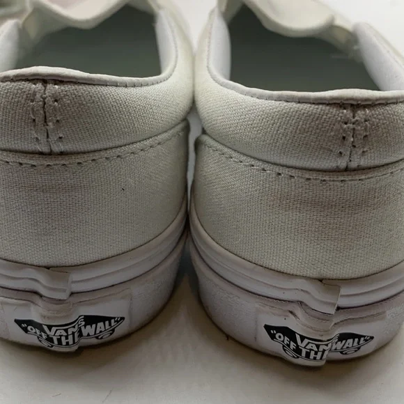 Vans off The Wall White slip on loafer Sz 1.5 - Picture 6 of 9